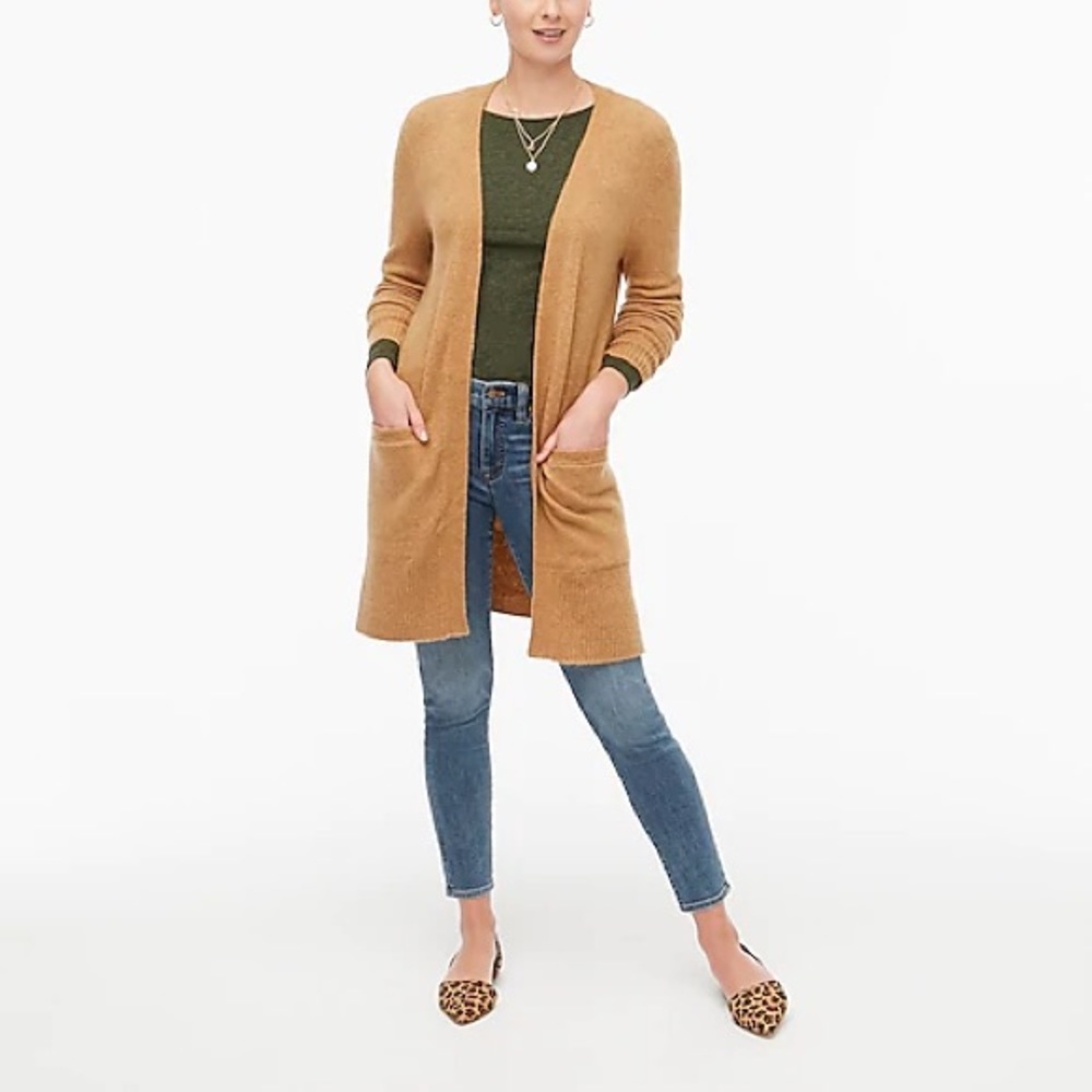 J. Crew Factory Open Front Cardigan